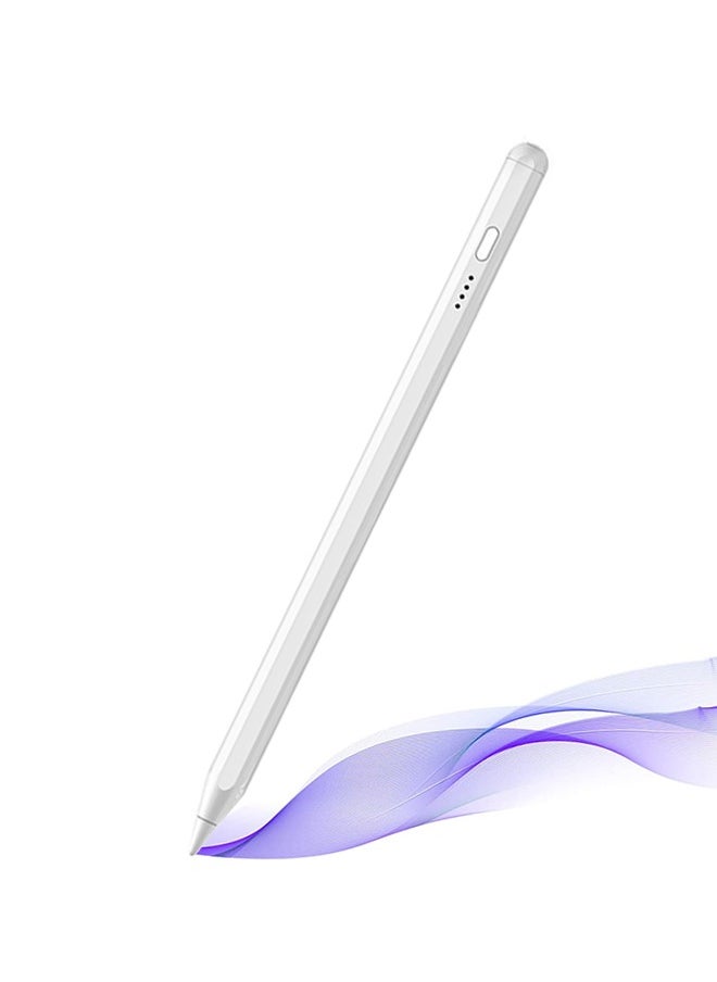 joyzzz قلم شاشة لجهاز iPad، قلم Apple iPad سريع الشحن لمدة 13 دقيقة مع وظيفة اللمس المضادة لراحة اليد، حساسية للإمالة، مناسب لجهاز iPad Air 3/4/5، iPad Mini 5/6، iPad 6/7/ 8/9 2018-2022 /10، آيباد برو 11 بوصة  - Image 1