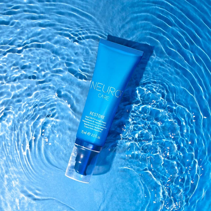 Neuro by Paul Mitchell Restore HeatCTRL Overnight Repair Leave-In Treatment, Pillow-Safe + Residue-Free, Heat Repair For All Hair Types, Especially Damaged Hair, 2.5 fl. oz. - Image 2
