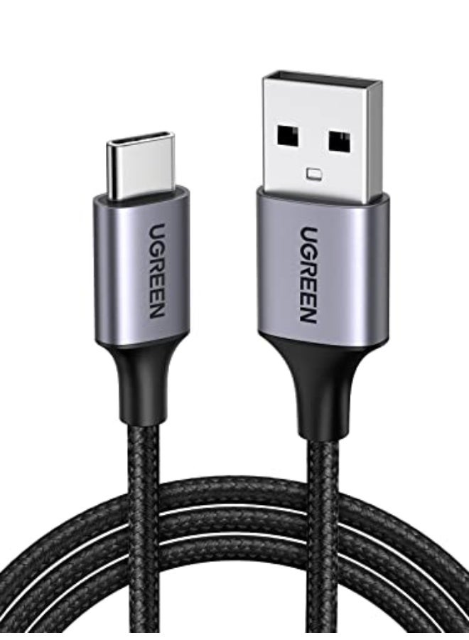 UGREEN ECO كابل USB C بطول 1 متر، مضفر من النايلون، سلك شحن سريع لـ Samsung Galaxy S24، Pixel 8، Redmi Note، iPad Pro 2022، MacBook Pro، Nintendo Switch، Huawei، PlayStation 5، إلخ. - Image 1