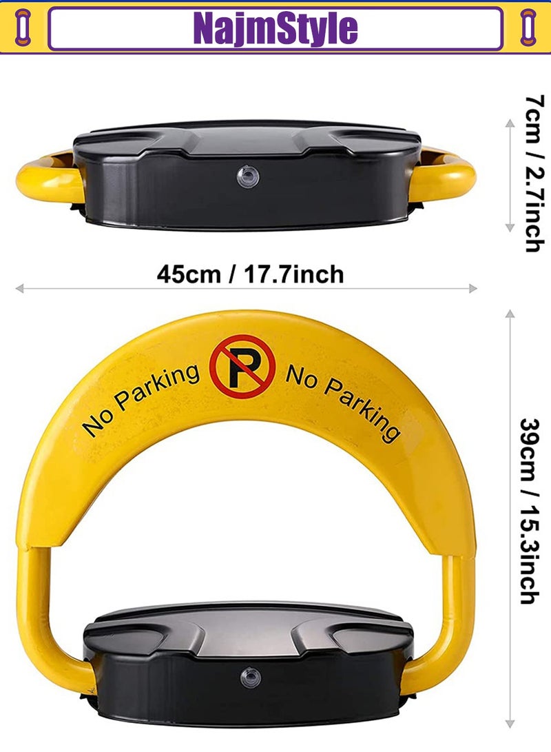 NajmStyle Intelligent Electric Car Parking Lock Car Parking Latch with Alarm, Pure copper motor thickened model - Image 3