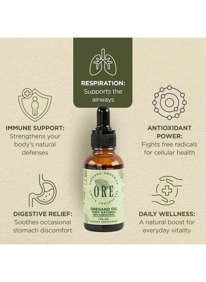ORE Oregano Oil 100% Natural 80% Carvacrol 1 oz - Image 2