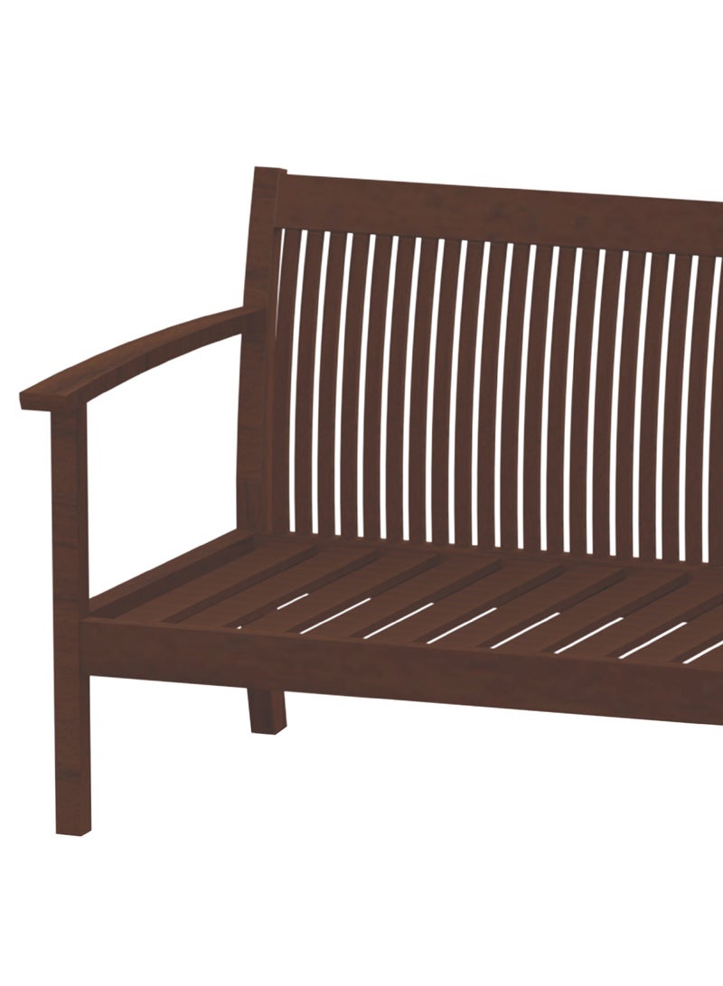 TRAMONTINA Since 1911,Made in Brazil- Fitt 3 Seats Sofa in Jatoba Wood with Armrest Without Cushion - Image 2