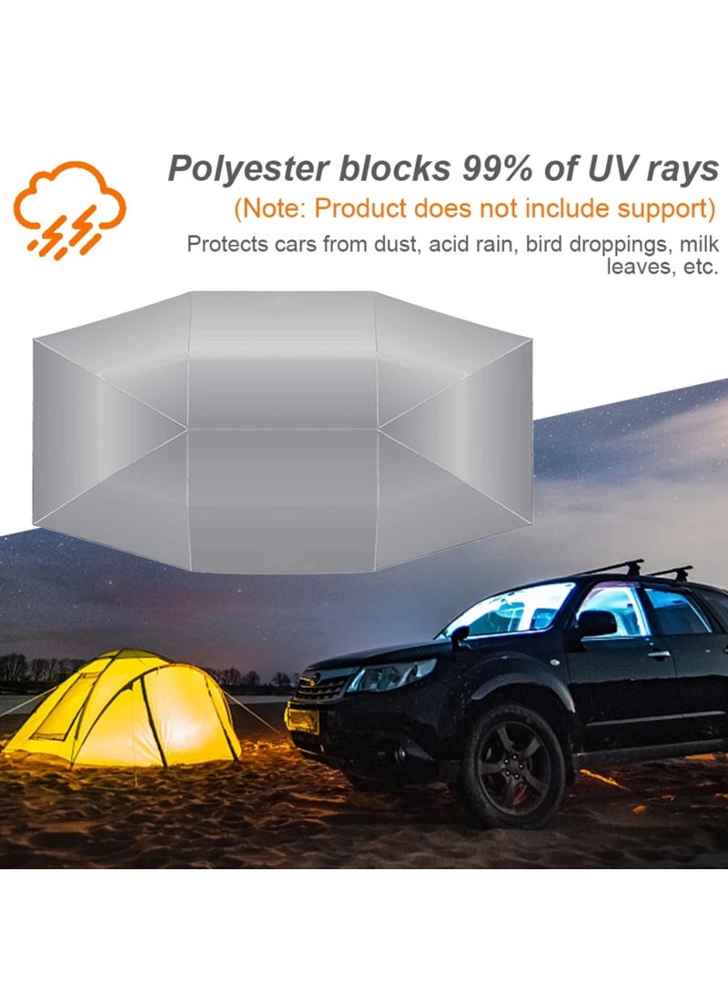 AROAQ 2.1x4.2m Outdoor Waterproof Car Cover Tent Cloth UV Protection Foldable Auto Tarp Sun Shade - Image 3