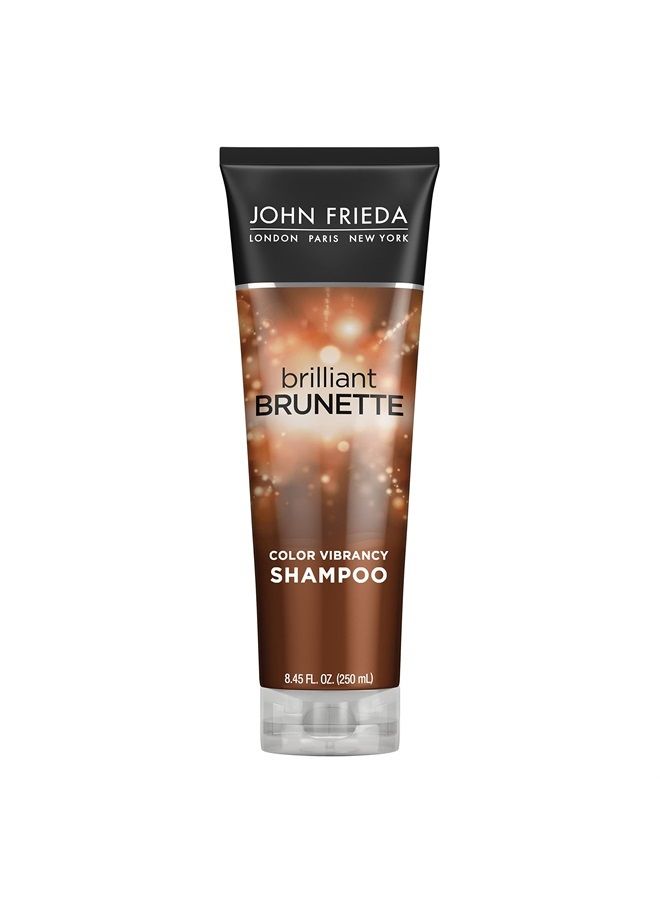 John Frieda Brilliant Brunette Multi-Tone Revealing Shampoo, Color Protecting Shampoo, Helps Unlock Vibrant Color, 8.45 Ounce  - Image 1