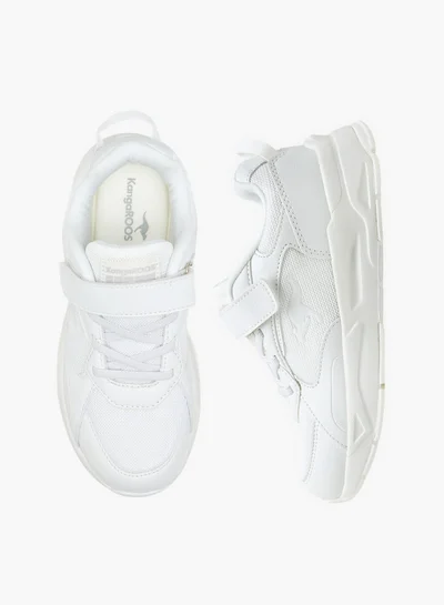 kangaROOS Boys' Textured Sports Shoes with Hook and Loop Closure