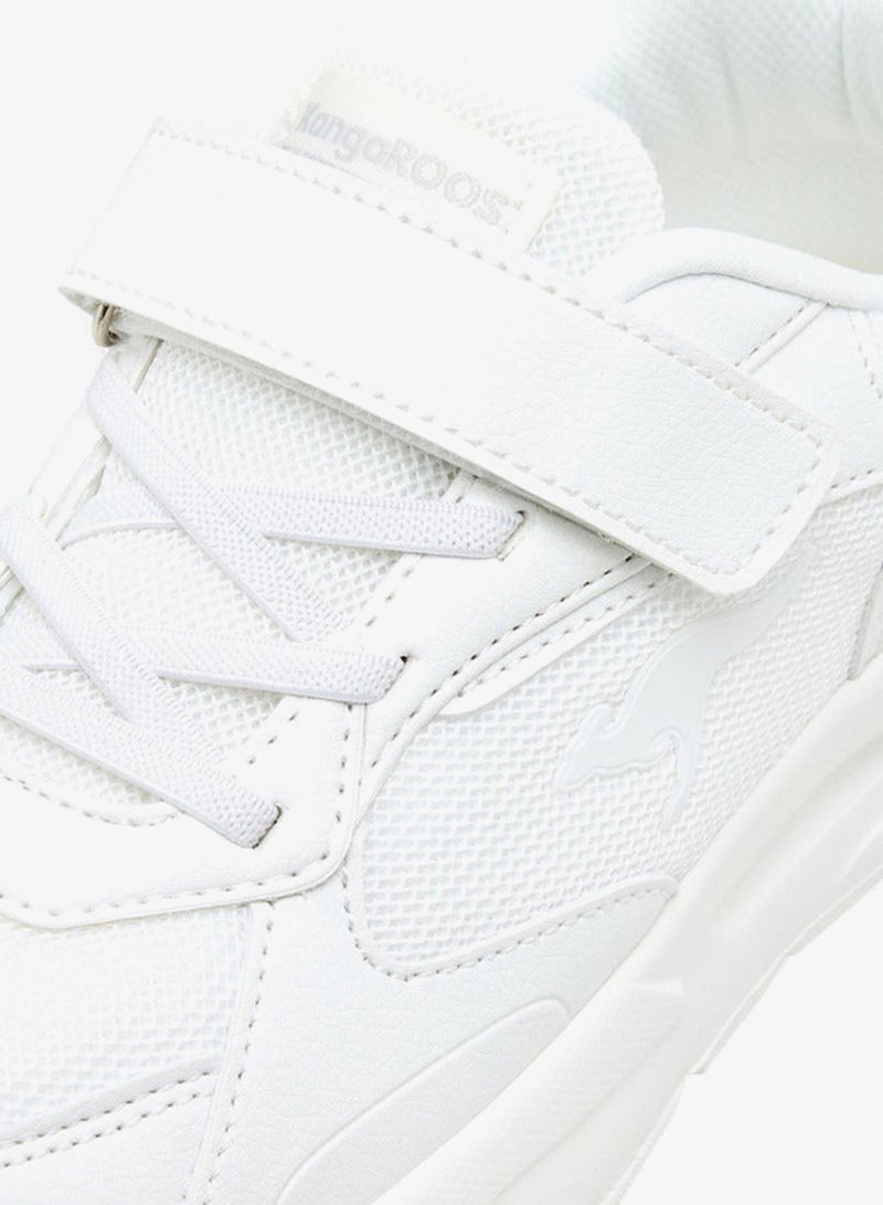 kangaROOS Boys' Textured Sports Shoes with Hook and Loop Closure - Image 4