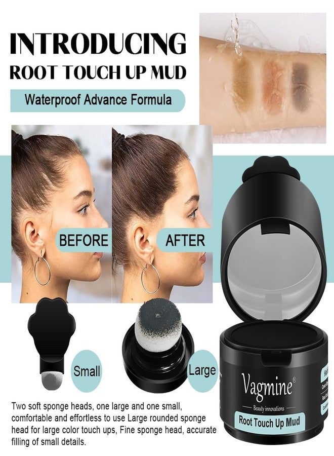 VAGMINE 8G Root Touch-Up Mud Hairline Concealer for Men & Women | Instant Hairline Coverage for Thinning Areas | Easy to Apply, Long-Lasting, Natural Finish | Black Shade for Seamless Blending - Image 5