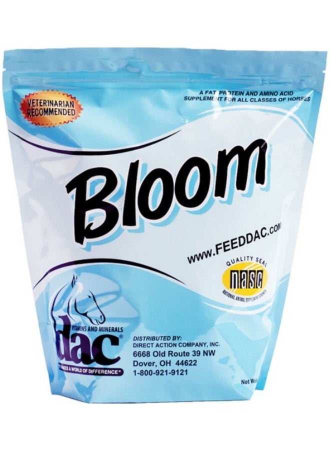 Dac DAC Bloom 5 lb Horse Weight Gain Calorie Hoof Skin Coat Fat Supplement  - Image 1