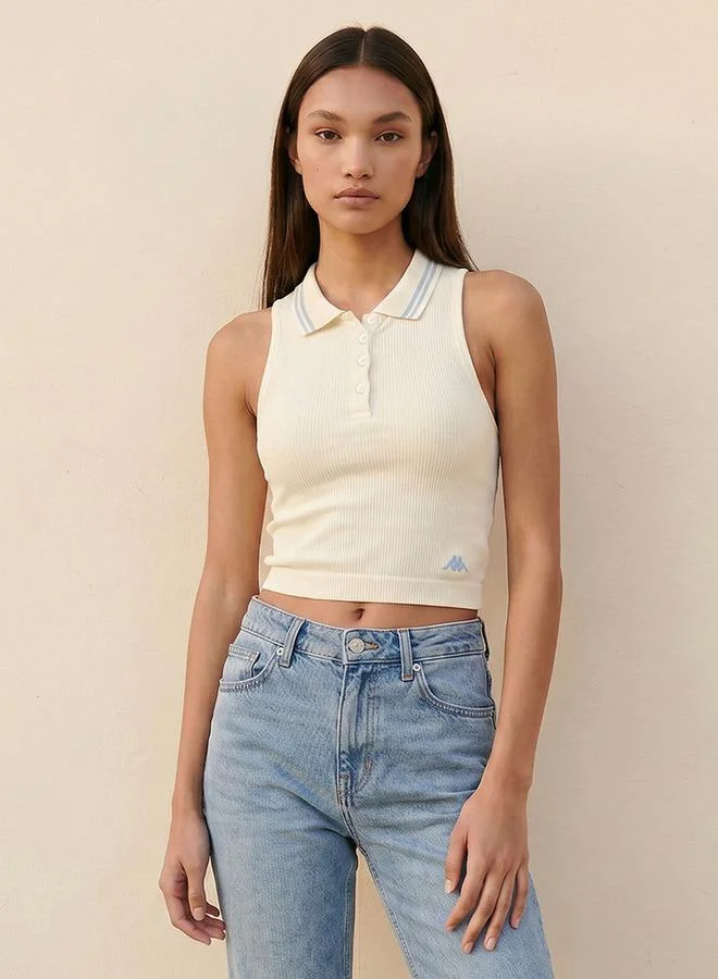 Kappa Kappa Sleeveless Polo T shirt