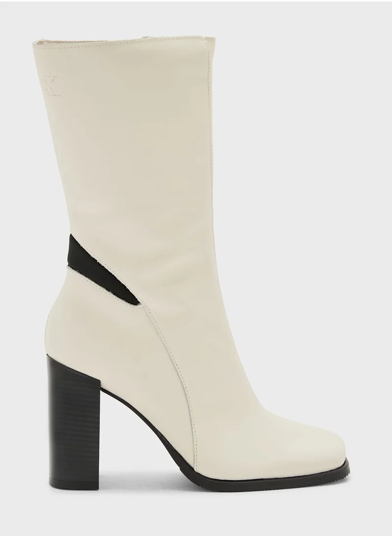 Calvin Klein Jeans Casual Ankle Heel Boots