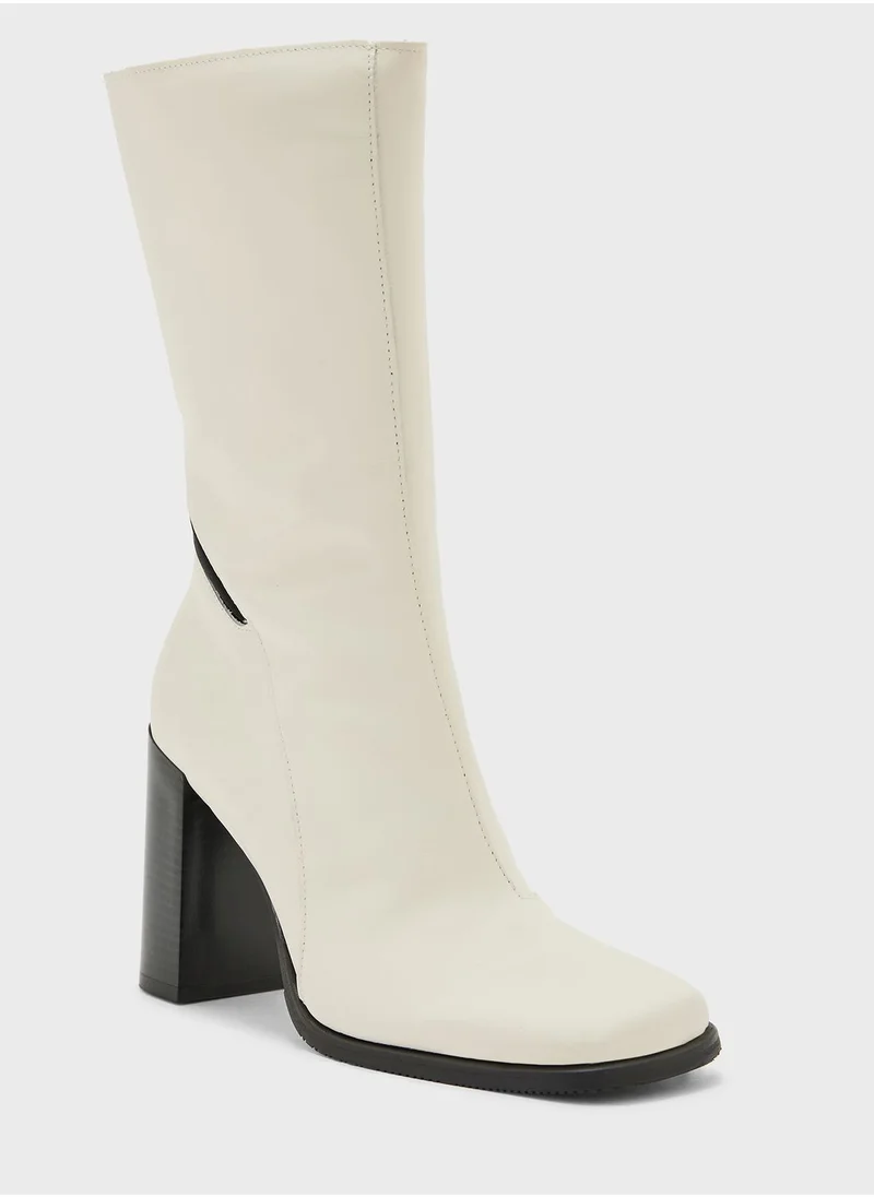 Calvin Klein Jeans Casual Ankle Heel Boots