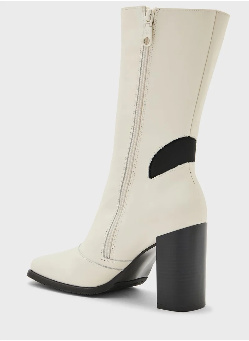 Calvin Klein Jeans Casual Ankle Heel Boots