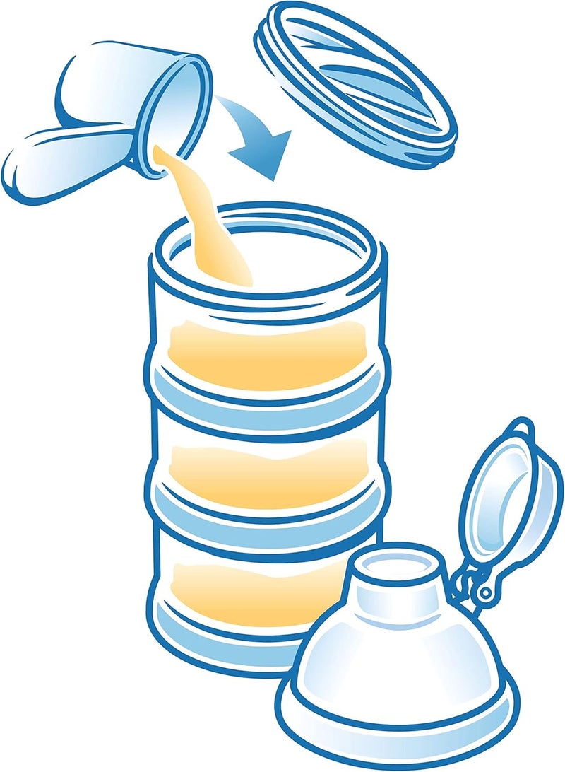 نوك NUK Formula Milk Powder Dispenser - Assorted - Image 4