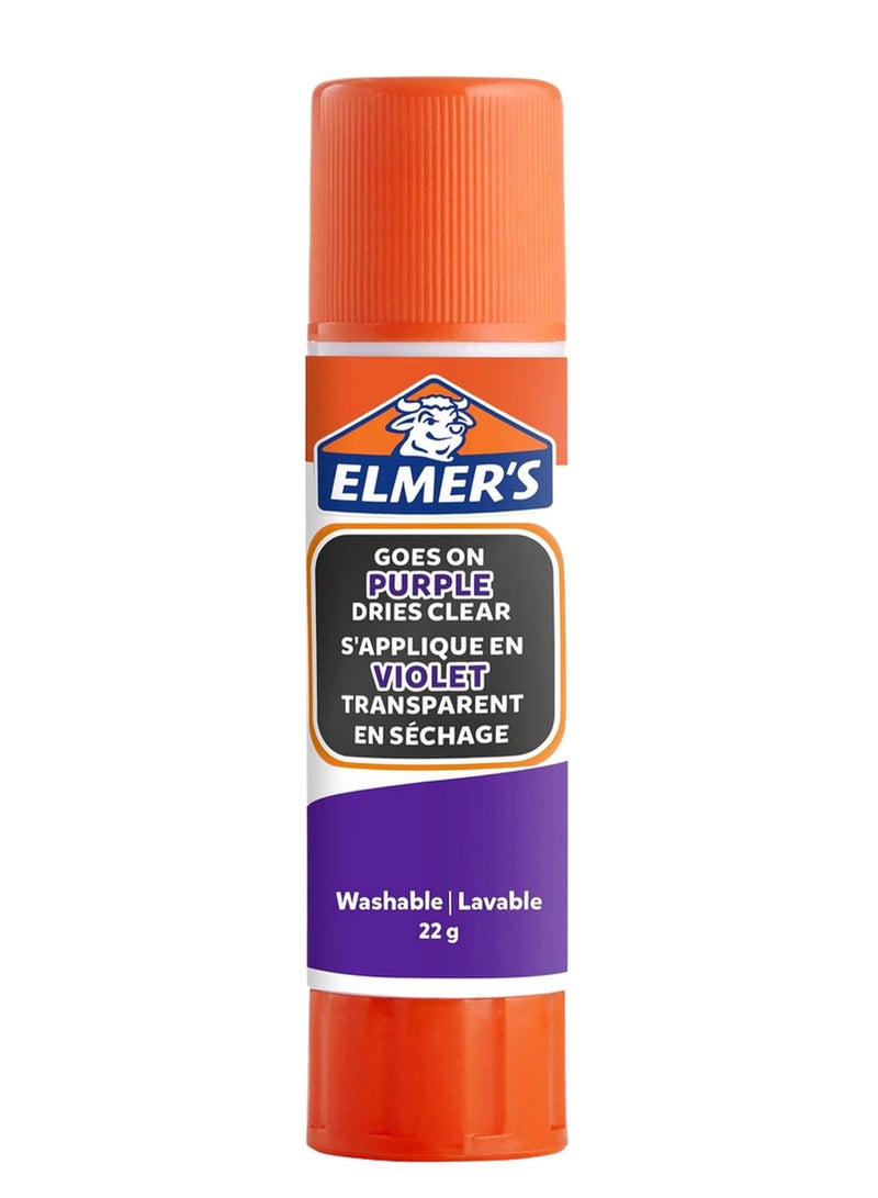 Elmers Disappearing Purple Glue Stick 22gm Content - Image 2