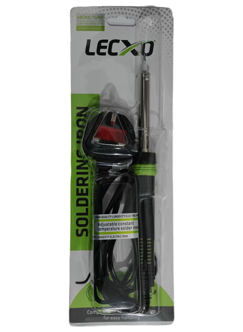 Lexo 40W Electric Soldering Iron – Fast Heating Precision Tool for DIY, Electronics, Circuit Boards & Crafts - Image 1