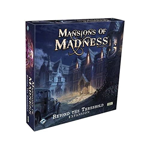 Asmodee Mansions of Madness Beyond The Threshold Expansion - New Investigators and Monsters! Cooperative Mystery Game, Ages 14+, 1-5 Players, 2-3 Hour Playtime, Made by Fantasy Flight Games - Image 1