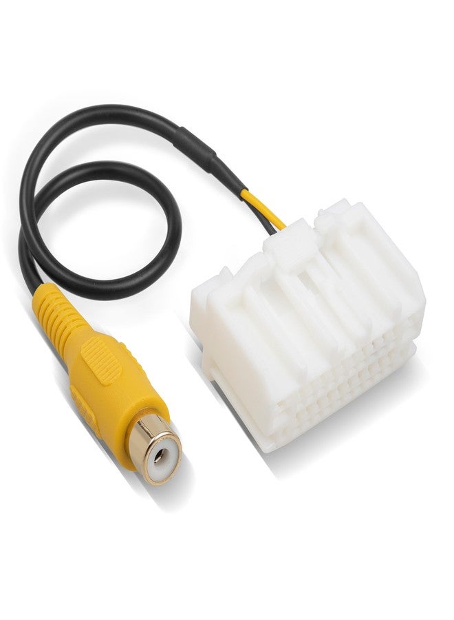 RED WOLF لسيارة جيب رانجلر JK، طقم أسلاك كاميرا الرجوع للخلف مع محول RCA للتوصيل بشاشة الراديو الأصلية - Image 1