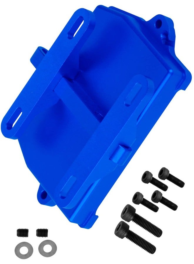 hopsupRC RC Aluminum Receiver Box Cover ESC Bracket Mounting Bracket Upgrade Parts for 1/5 X-MAXX 6S, 1/5 X-MAXX 8S, 1/6 4WD 4X4 XRT 8S Monster Truck RC Car.Navy Blue. - Image 1