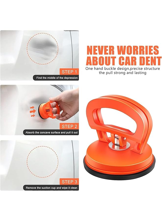 X spring Spring Car Dent Puller, 3 Pack Suction Cup Dent Puller Handle Lifter, Powerful Car Dent Remover, Dent Removal Kit And Dent Repair Puller For Car Body Dent, Auto Repair, Glass, Tiles And Mirror - Image 5