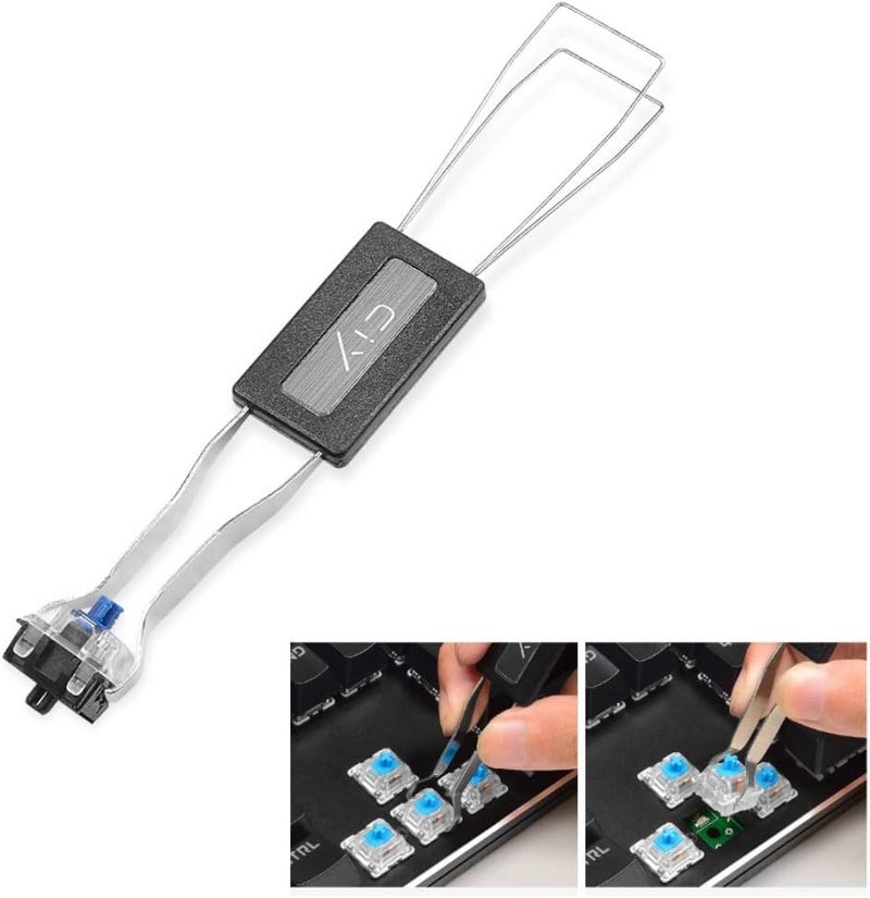 Granvela 2Pack Keycap and Switch Pullers Stainless Steel Switch Remover for Mechanical Keyboard DIY Tool for Fixing Keyboard - Image 3