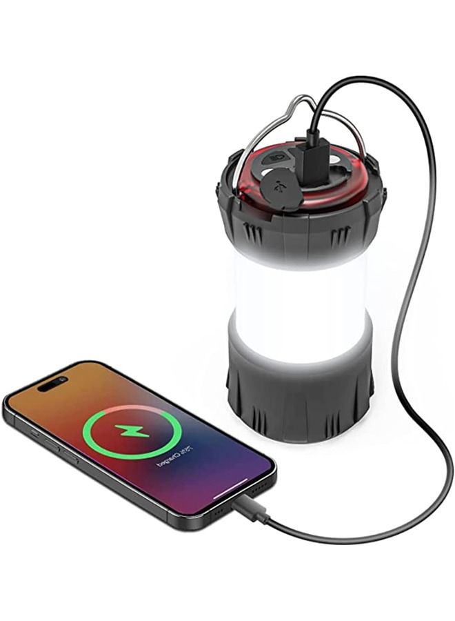 Arabest Training Camping Lantern Rechargeable with Power Bank 2000mah, 9 Light Modes, Ultra Bright LED Torch Tent Light, 10+ Hrs Battery Life for Camping Equipment and Emergency Light - Image 1