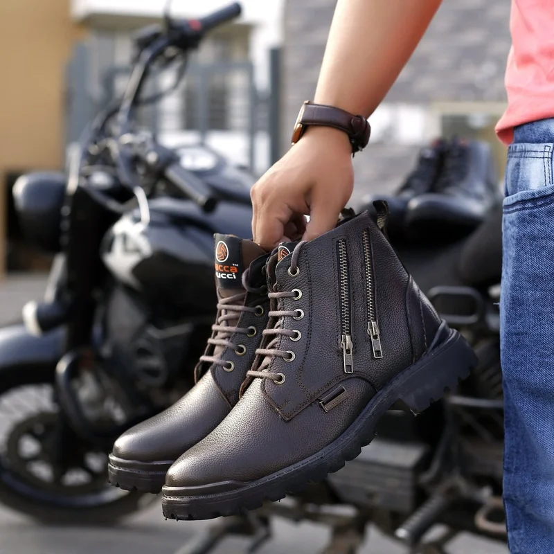 Bacca Bucci Brown York Boots for Men | Best Price UAE