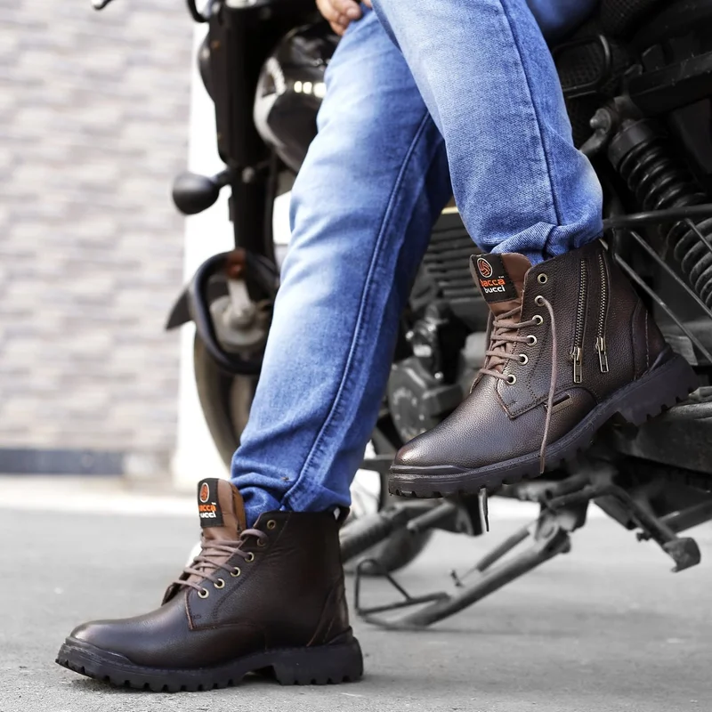 Bacca Bucci Brown York Boots for Men | Best Price UAE