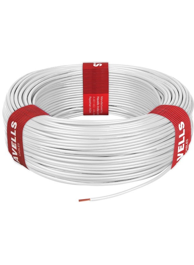 Havells 1.5 Sqmm White Life Line Plus Single Core Hrfr Pvc Insulated Flexible Cables, Whffdnwa11X5, Length: 90 M - Image 5