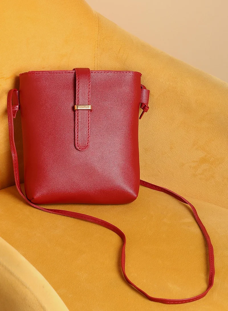 Haute Sauce Women's Daisy Maroon Cross Body Bag