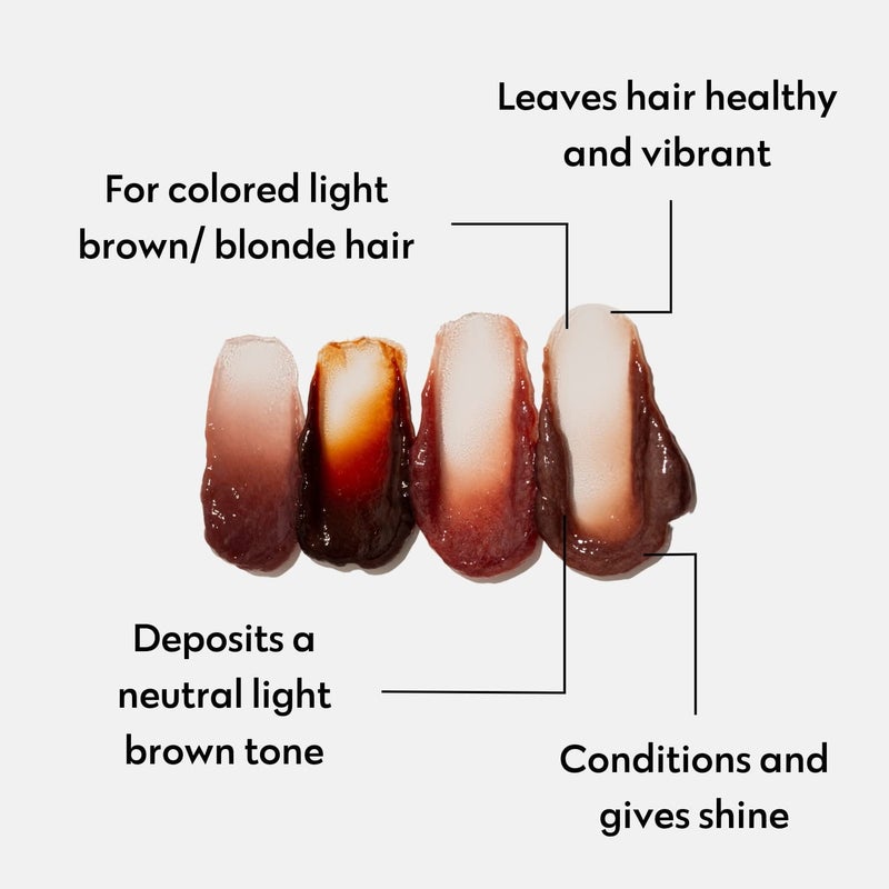 FOUR REASONS Color Mask - Latte - (27 Colors) Toning Treatment, Color Depositing Conditioner, Tone & Enhance Color-Treated Hair - Semi Permanent Hair Dye, Vegan and Cruelty-Free, 6.76 fl oz - Image 4