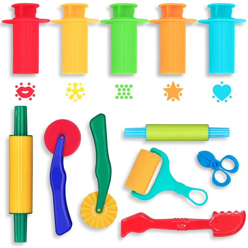 Clay and Play Dough Tools 12 Piece Set  Ages 3  Up DIMROM 12pcs