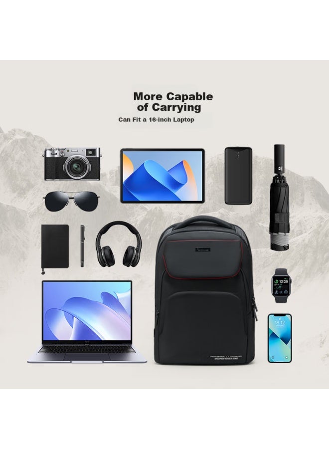 OIWAS Owas National Geographic Laptop Backpack, 15.6-inch Notebook Backpack For Men, Business Commute Backpack, Large Capacity Schoolbag - Image 2