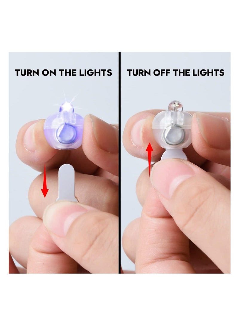 كابتن تيك Mini Round LED Balloon Light Long Standby Time Ball Balloon Lights Decorative Lights for Paper Lantern Balloon Light Party Wedding Decoration Party Birthday Festival Blue 100PCS - Image 2