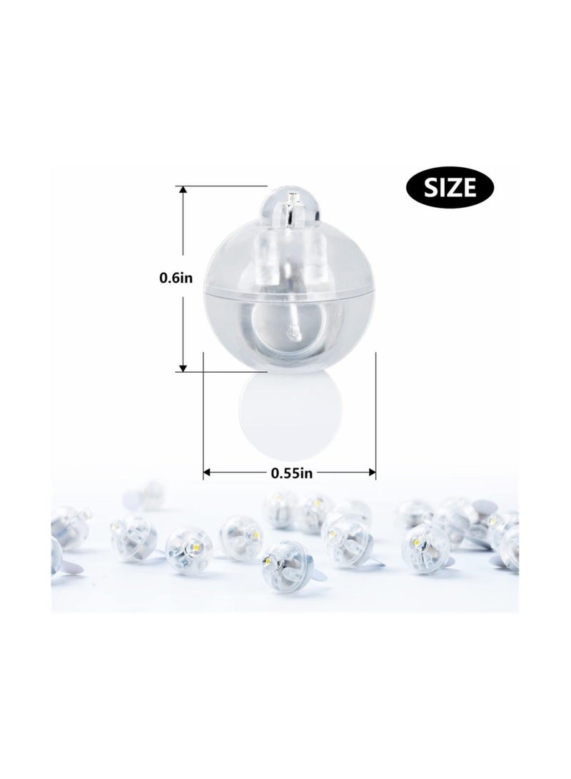 كابتن تيك Mini Round LED Balloon Light Long Standby Time Ball Balloon Lights Decorative Lights for Paper Lantern Balloon Light Party Wedding Decoration Party Birthday Festival Blue 100PCS - Image 4
