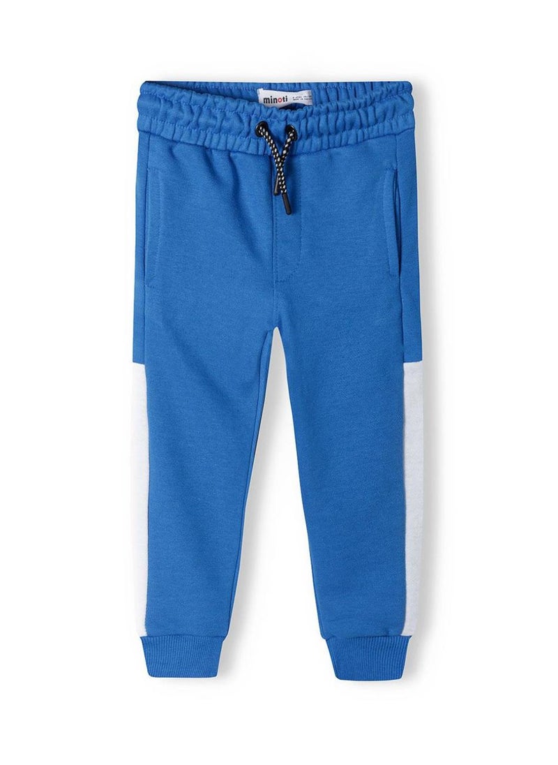 MINOTI Teen Boys Jogger Pants with Cuffed Ankles and Adjustable Waist - Image 1