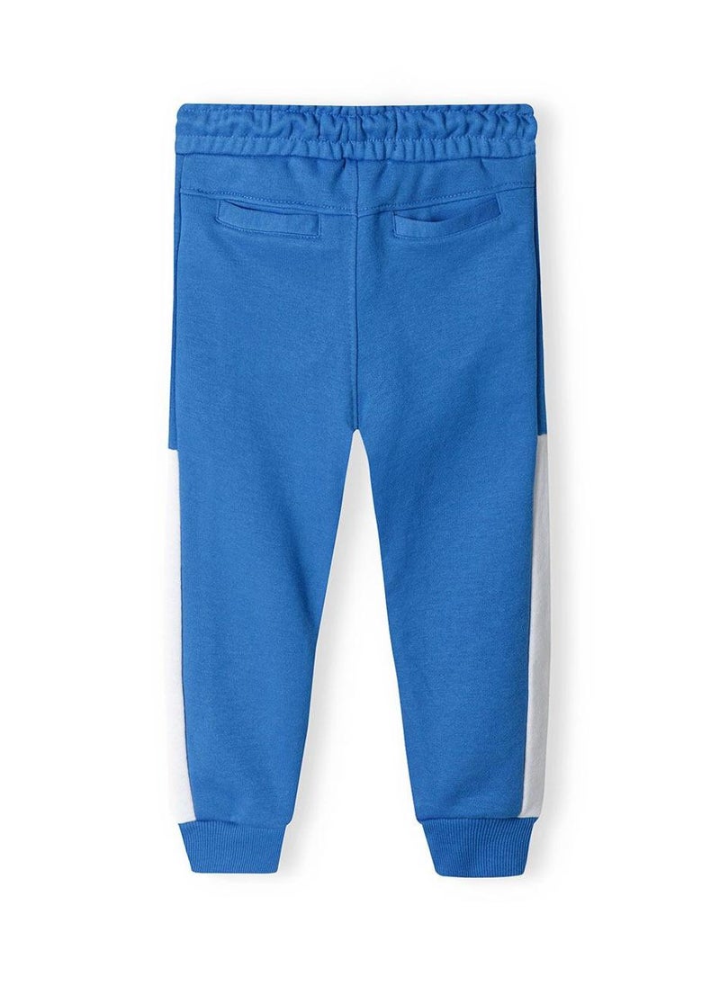 MINOTI Teen Boys Jogger Pants with Cuffed Ankles and Adjustable Waist - Image 2