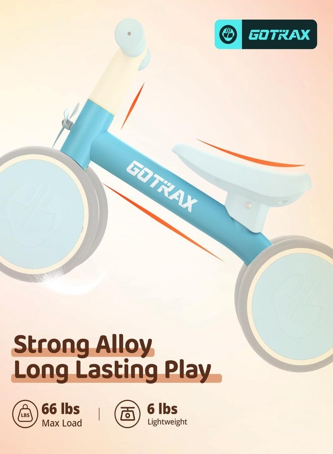 Gotrax Baby Balance Bike 1-2 Years, 7" Front & Rear Silent Wheels, Sturdy Steel Frame 66 lbs Load, Quick 2-Min Assembly, CPC Certified, Comfortable Soft Seat, Toddler Birthday Gift for Boys&Girls Blue - Image 2