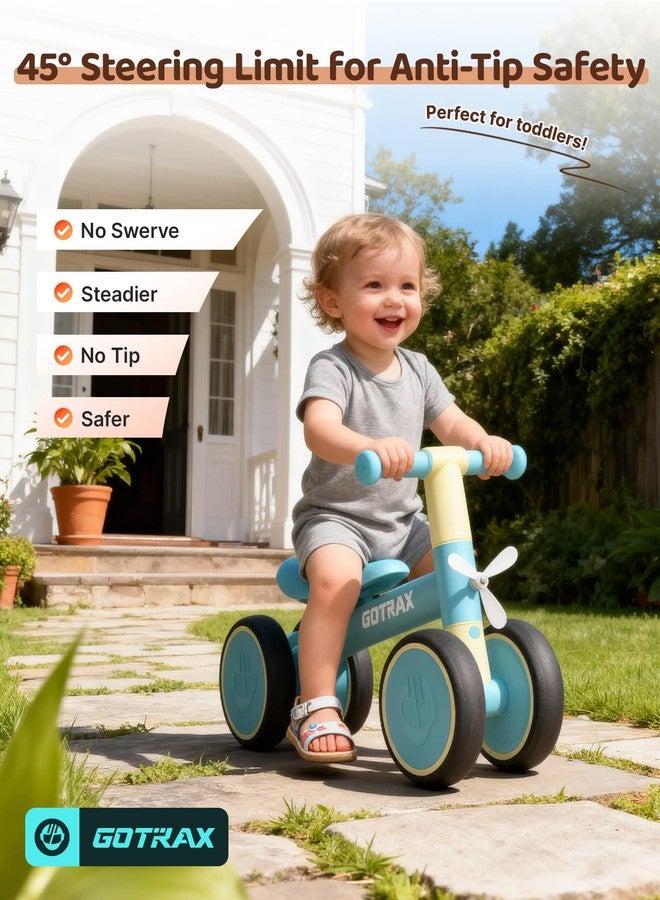 Gotrax Baby Balance Bike 1-2 Years, 7" Front & Rear Silent Wheels, Sturdy Steel Frame 66 lbs Load, Quick 2-Min Assembly, CPC Certified, Comfortable Soft Seat, Toddler Birthday Gift for Boys&Girls Blue - Image 4