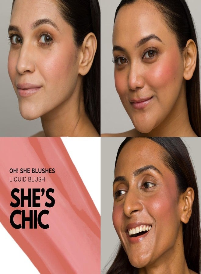 Iris Cosmetics IRIS Beauty Liquid Blush Duo Set - Hydrating Cream Formula with Squalane, Niacinamide & Hyaluronic Acid - Shades: She’s Chic & She’s Hot - Long-Lasting Natural Glow - Image 3