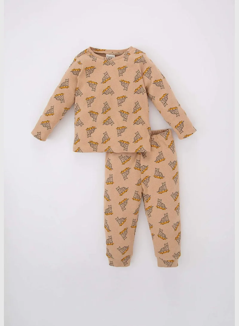 ديفاكتو 2 Pack BabyBoy Bike Neck Long Sleeve Homewear Pyjamas