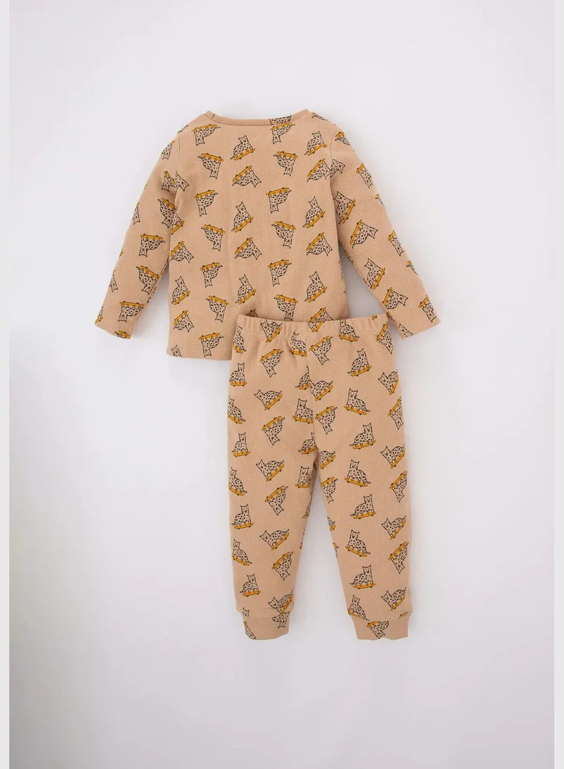 ديفاكتو 2 Pack BabyBoy Bike Neck Long Sleeve Homewear Pyjamas