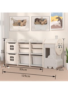 Beauenty Children Deluxe Toy Storage Organizer, Kids Storage Bins Toy Boxes, Children's Toy Storage Rack, Toddler Storage Organizer, Toy Box Organizer  - Image 4