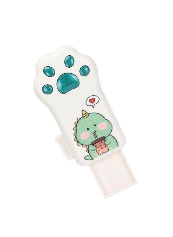 Thoraya Cute cartoon USB plastic cat claw USB personality creative mini gift USB olive green dinosaur cat claw 128GB  - Image 3