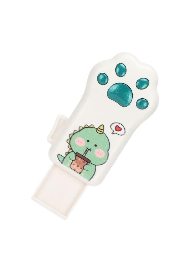 Thoraya Cute cartoon USB plastic cat claw USB personality creative mini gift USB olive green dinosaur cat claw 128GB  - Image 2