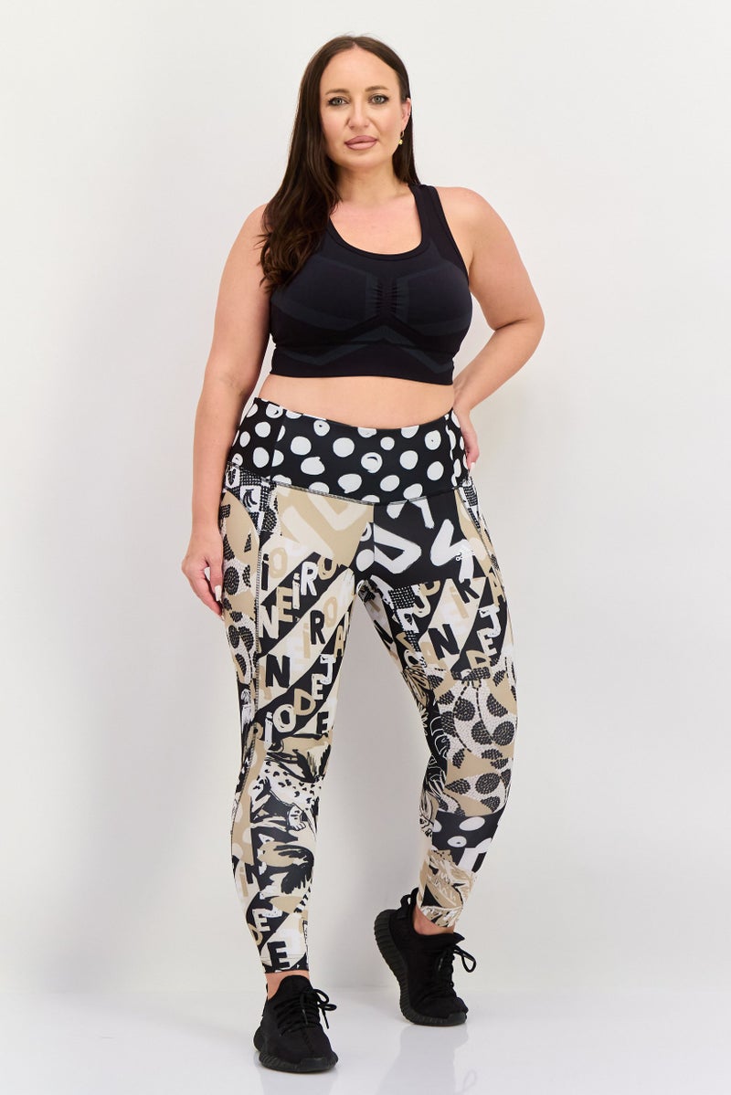 Adidas Adidas x Farm Rio Women Plus Size Training Tights,Multicolor - Image 2