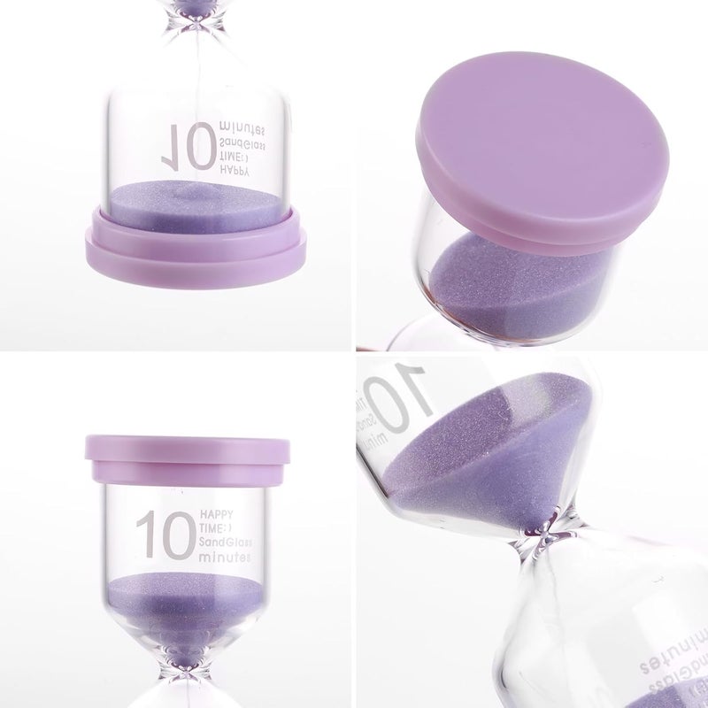 MIVIDE 8-Piece Sand Timer Set, 6 Colours Hourglass, 1/5/10/15/20/30/45/60 Minute Sand Timer Set for Children, Kitchen, Office, Game Timing (Macaron Colour) - Image 5