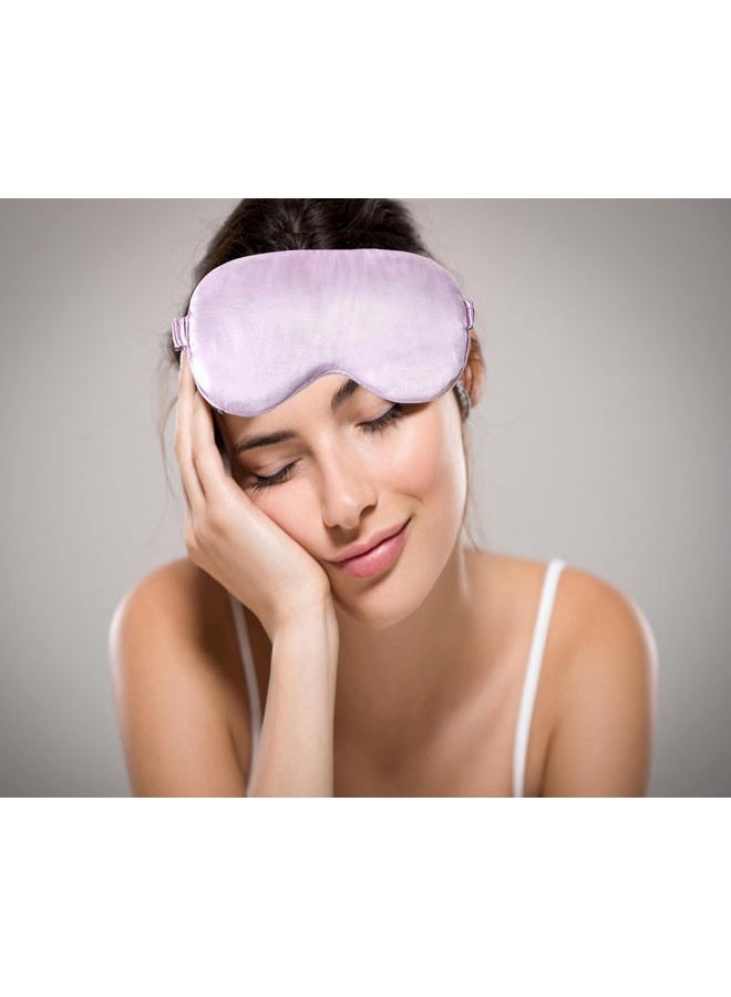 LMGERBUD Purple Sleep Eye Mask for Sleeping,Soft and Comfortable Fabric, Eye Shade Cover for Travel Nap - Image 5