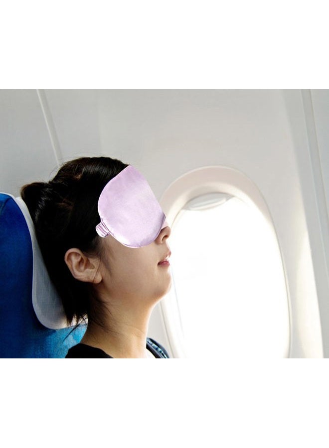 LMGERBUD Purple Sleep Eye Mask for Sleeping,Soft and Comfortable Fabric, Eye Shade Cover for Travel Nap - Image 3