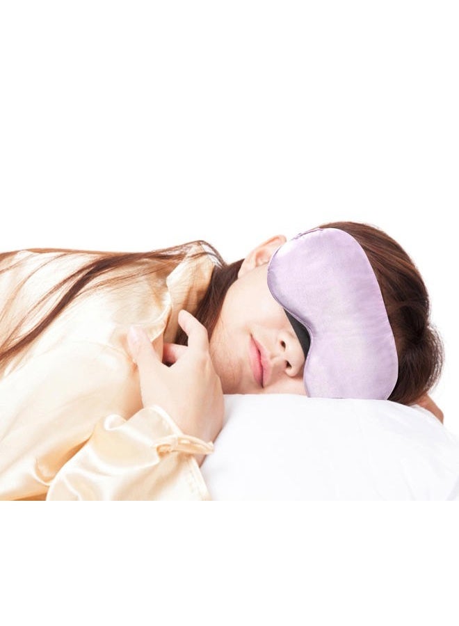 LMGERBUD Purple Sleep Eye Mask for Sleeping,Soft and Comfortable Fabric, Eye Shade Cover for Travel Nap - Image 4