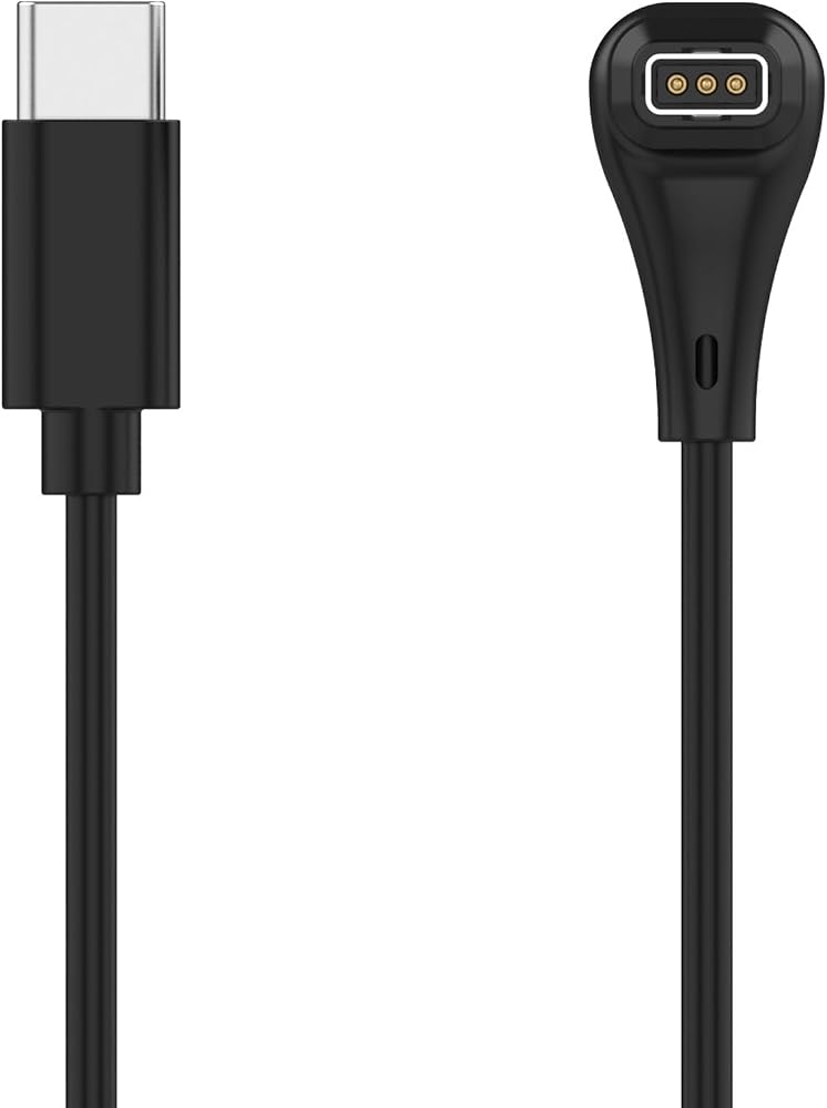 Disscool Replacement Charging Dock Cable Compatible with Coros Pace Pro, Type C Cables Charger Stand Smart Watch Accessories(1M/3.3FT, Black) - Image 3